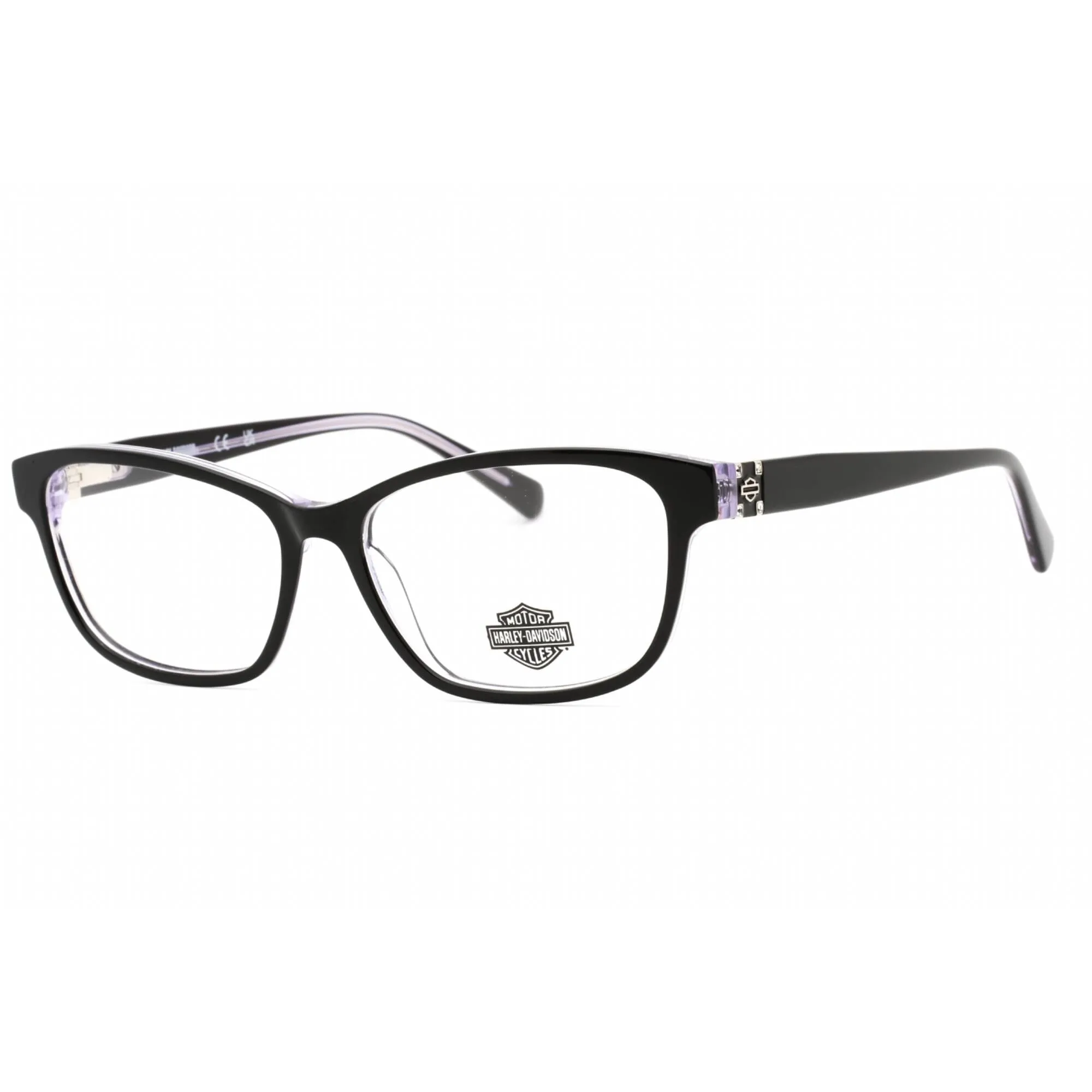 Harley Davidson Women's Eyeglasses - Black/Other Plastic Cat Eye Frame | HD0559 005