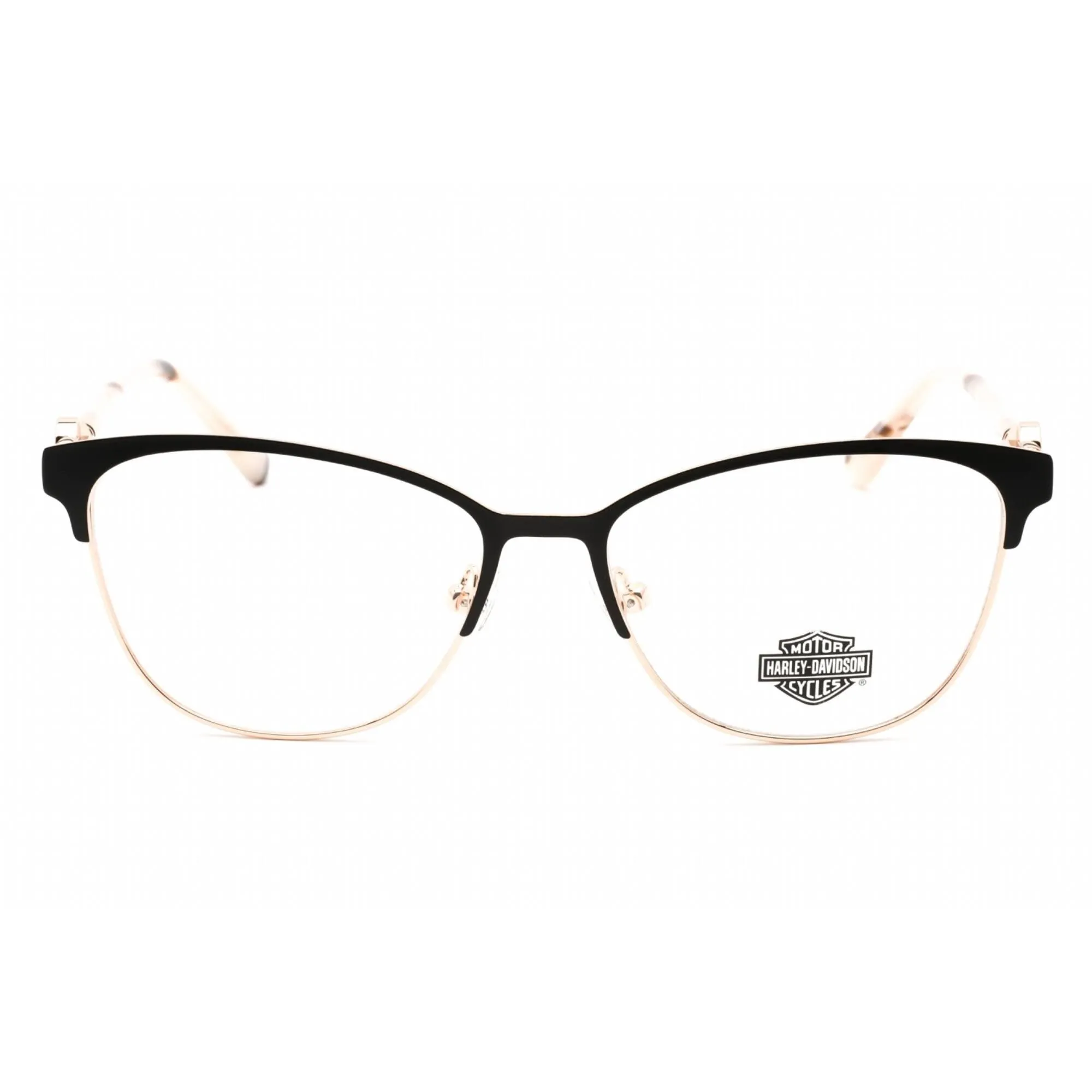 Harley Davidson Women's Eyeglasses - Full Rim Black/Other Metal Frame | HD0563 005