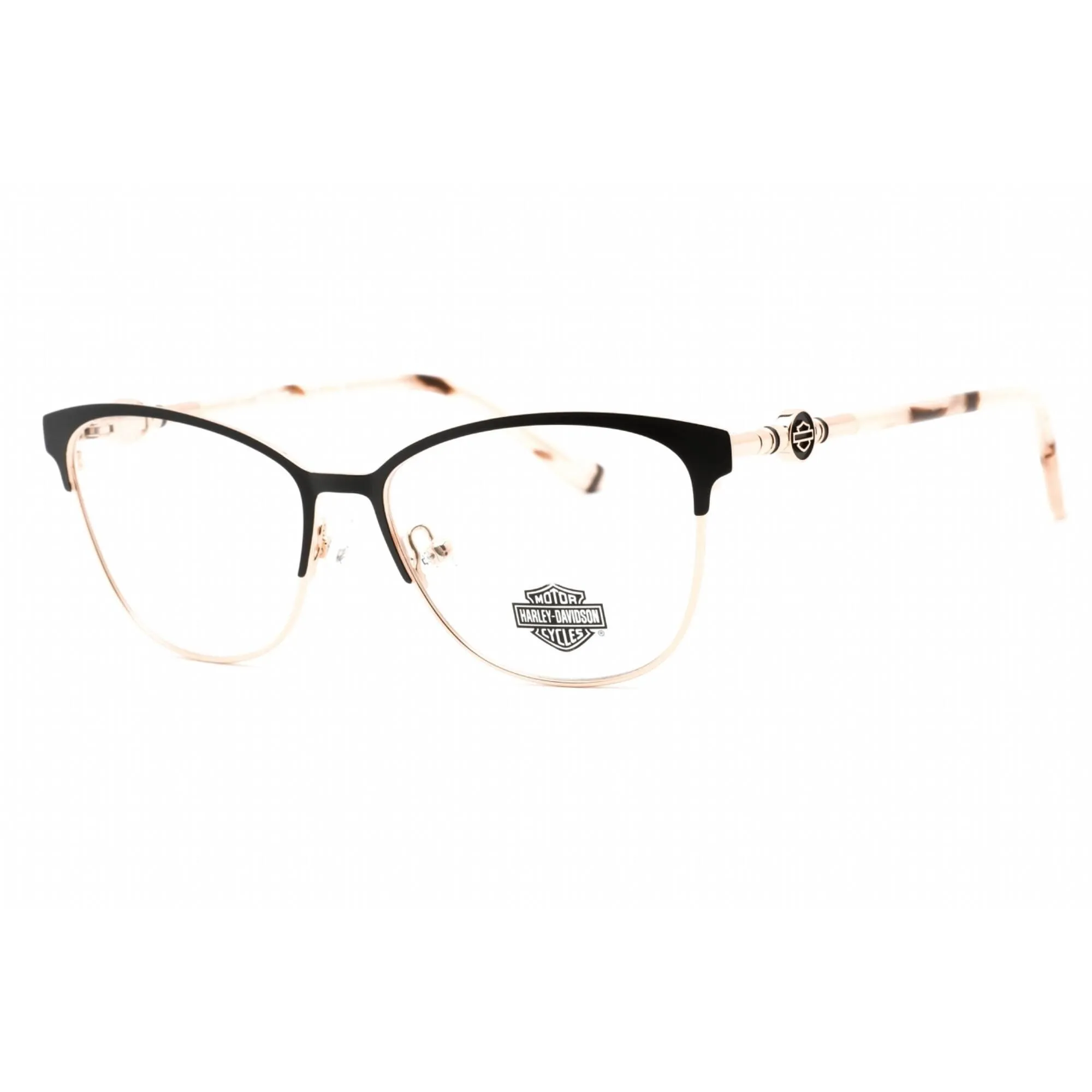 Harley Davidson Women's Eyeglasses - Full Rim Black/Other Metal Frame | HD0563 005
