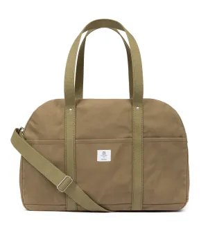 Ichizawa Hanpu Canvas Boston Bag: Olive