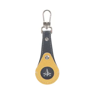Jet · Air Tag Holder | Yellow/Navy/Chrome