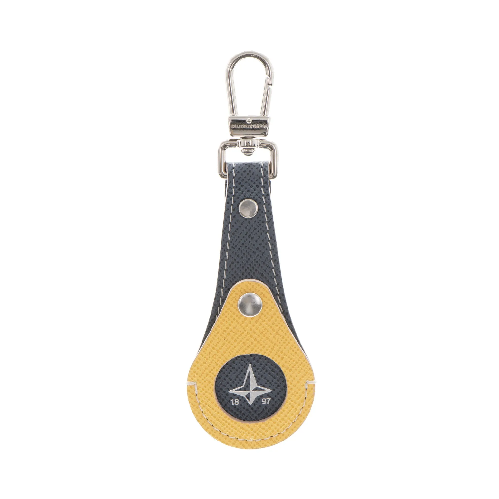 Jet · Air Tag Holder | Yellow/Navy/Chrome