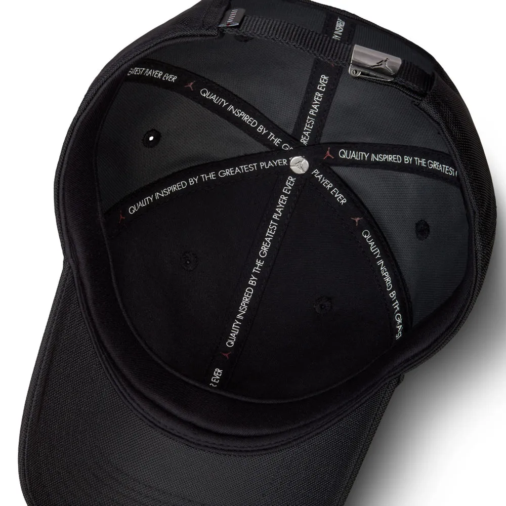 Jordan Rise Cap Structured Curved Bill Metal Jumpman Strapback