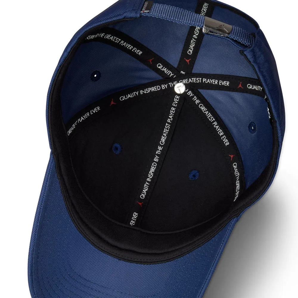 Jordan Rise Cap Structured Curved Bill Metal Jumpman Strapback