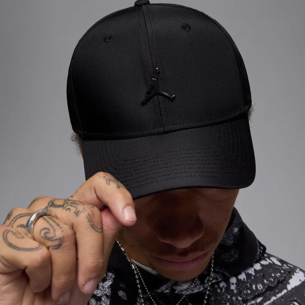 Jordan Rise Cap Structured Curved Bill Metal Jumpman Strapback