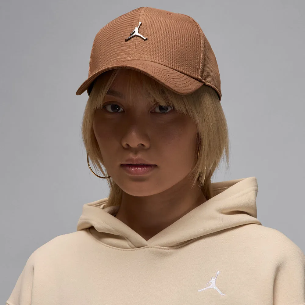 Jordan Rise Cap Structured Curved Bill Metal Jumpman Strapback