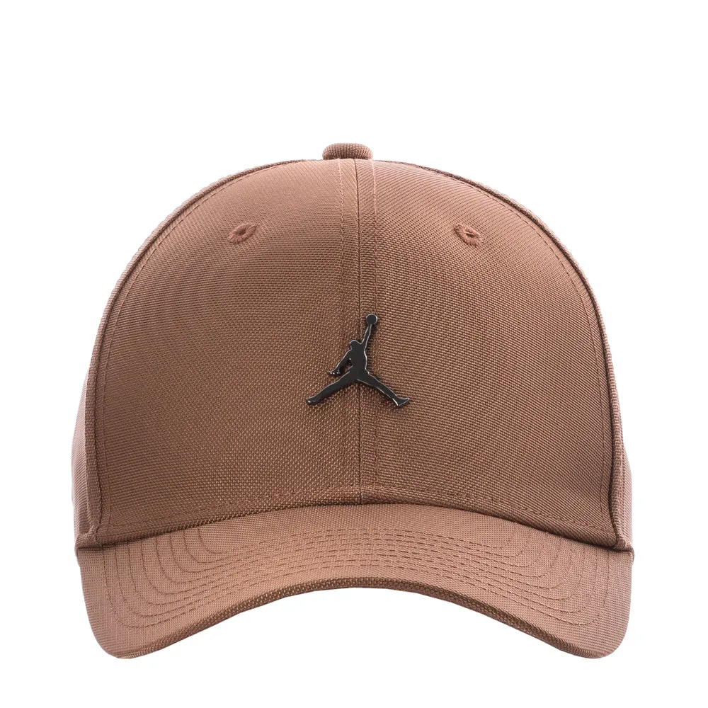 Jordan Rise Cap Structured Curved Bill Metal Jumpman Strapback