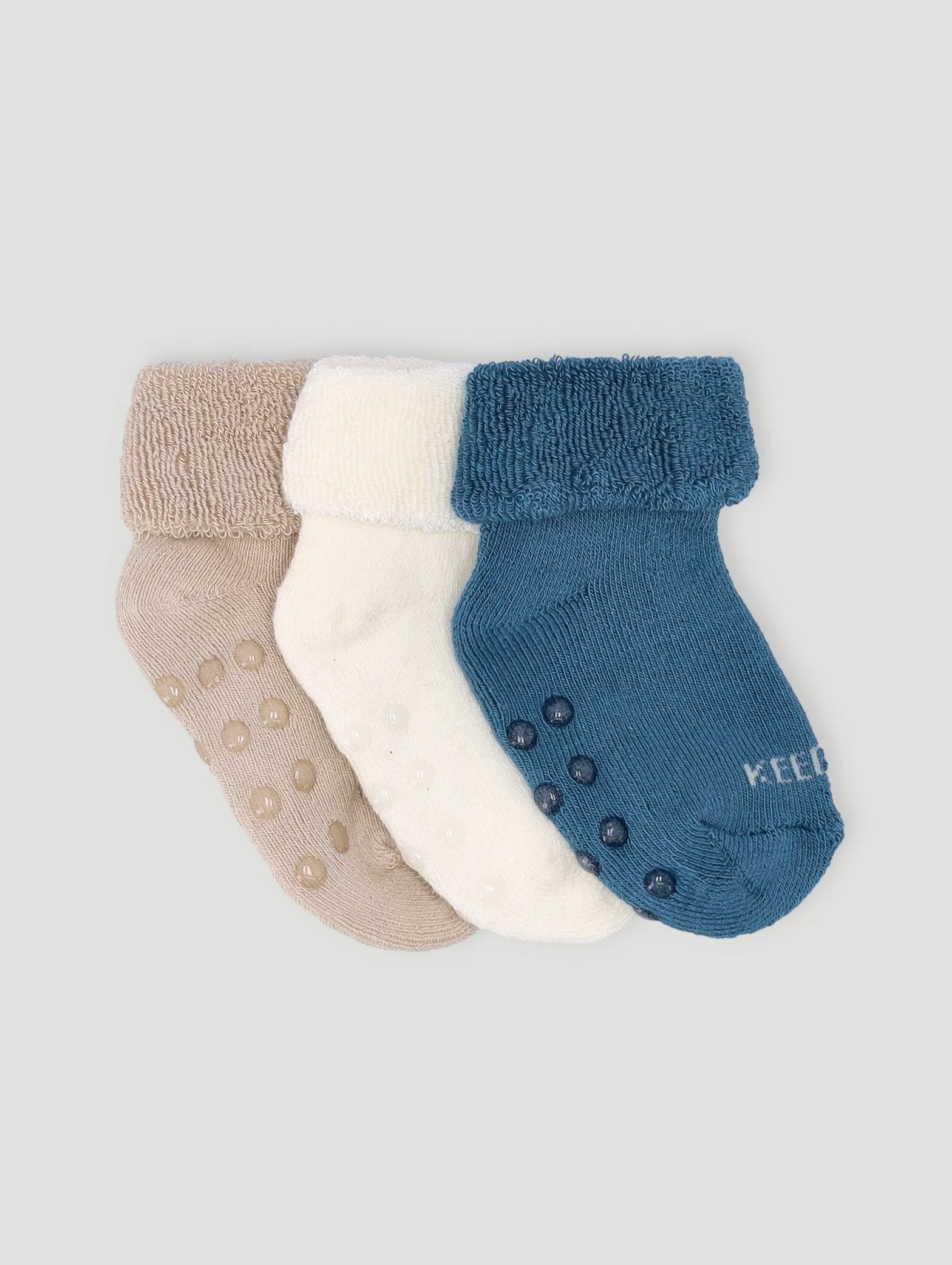 Keedo Baby Boys 3 Pack Towelling Socks
