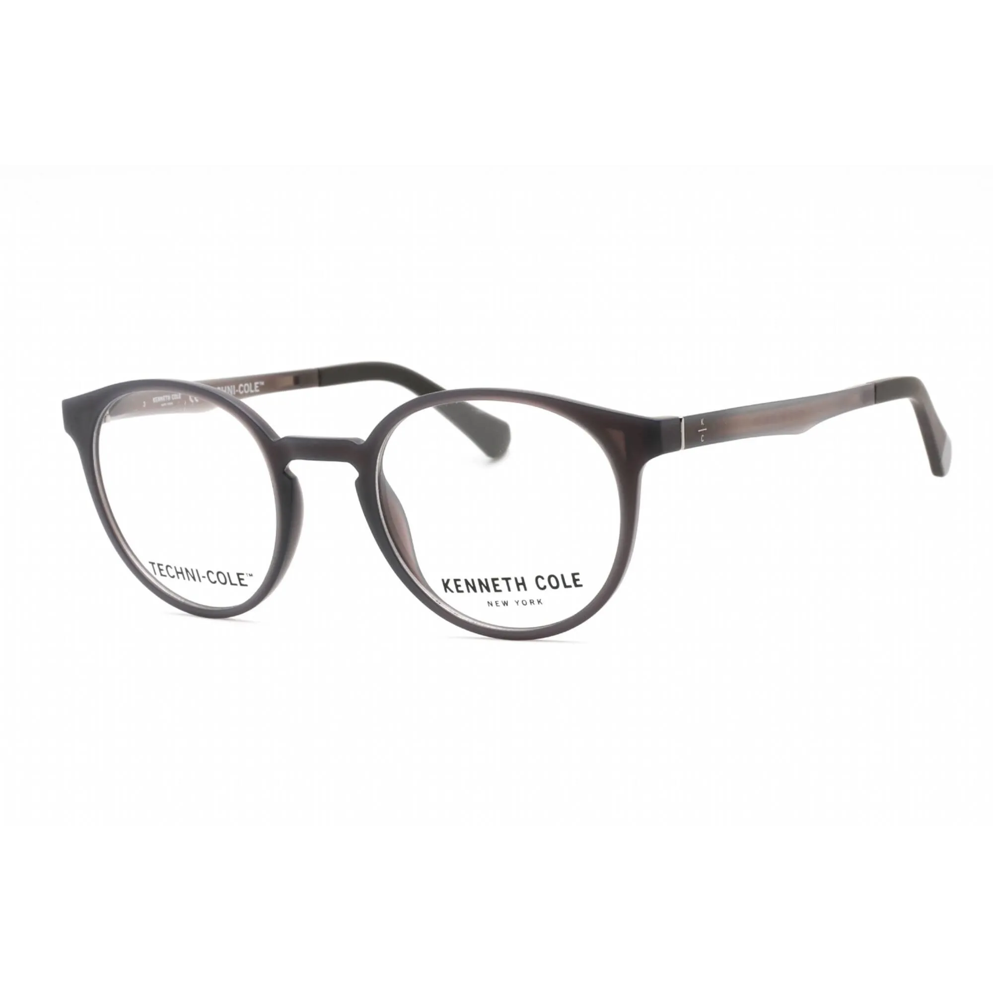 Kenneth Cole New York Men's Eyeglasses - Grey/Other Plastic Oval Frame | KC0319 020