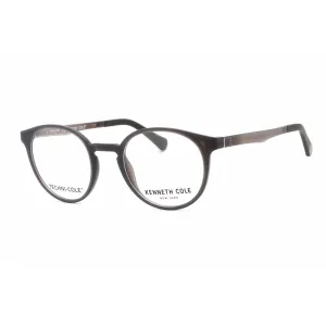 Kenneth Cole New York Men's Eyeglasses - Grey/Other Plastic Oval Frame | KC0319 020