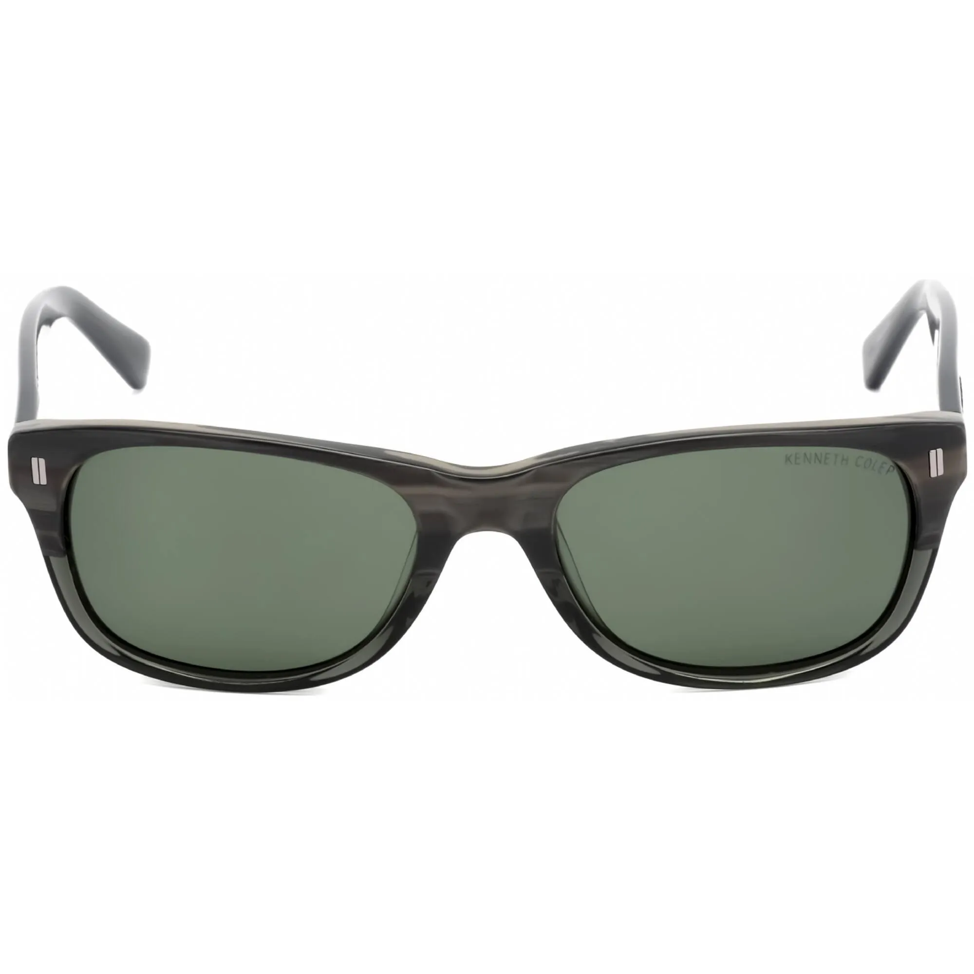 Kenneth Cole New York Men's Sunglasses - Horn/Other Rectangular Frame | KC7206 65R