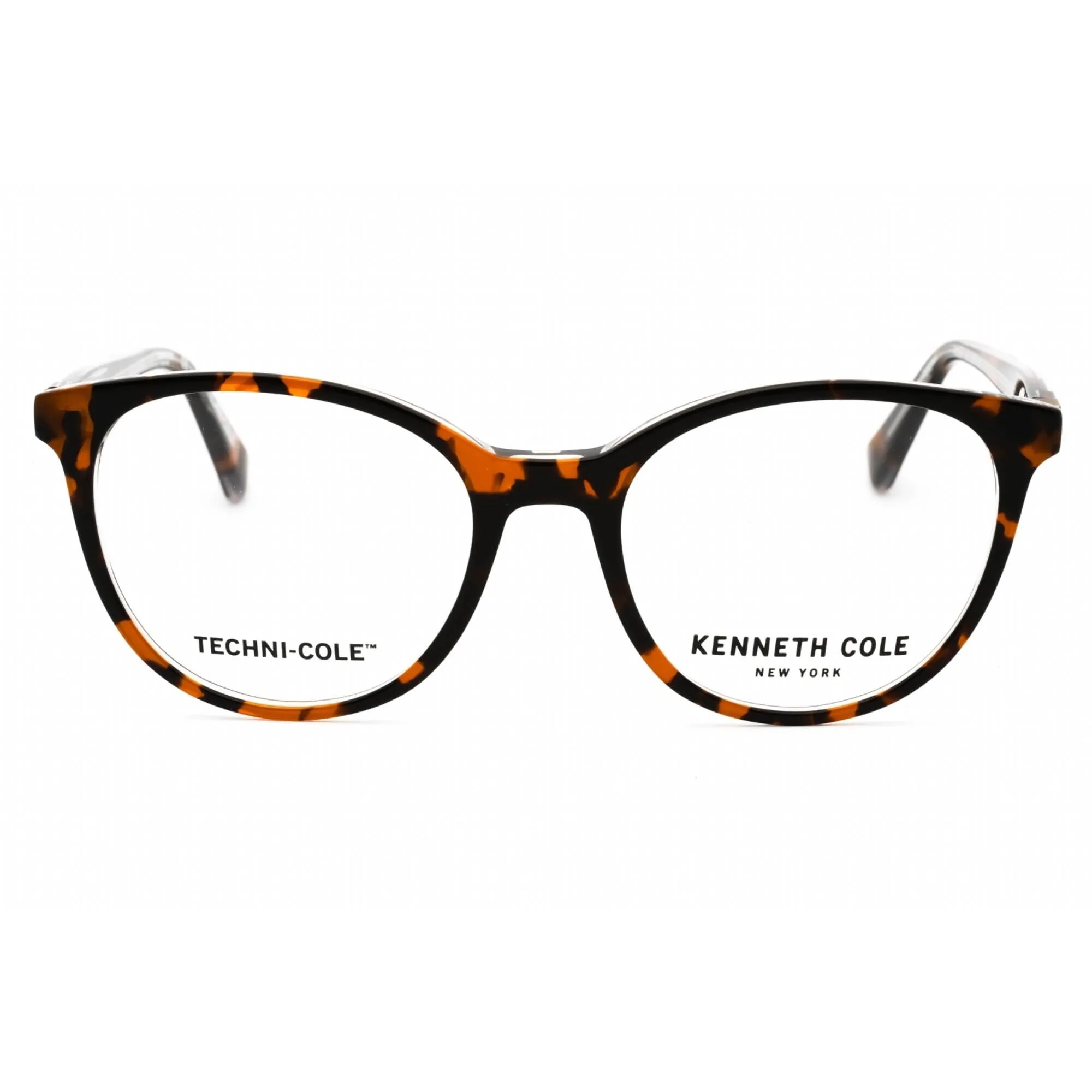 Kenneth Cole New York Women's Eyeglasses - Havana/Other Plastic Frame | KC0351 056