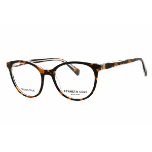 Kenneth Cole New York Women's Eyeglasses - Havana/Other Plastic Frame | KC0351 056