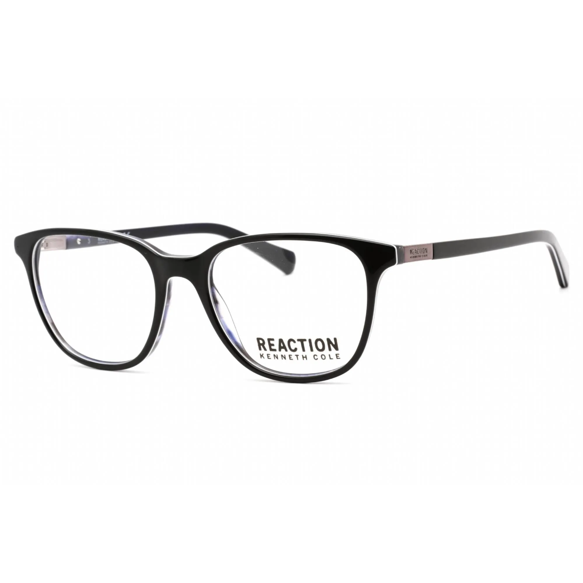 Kenneth Cole Reaction Men's Eyeglasses - Black/Other Plastic Rectangular | KC0876 005