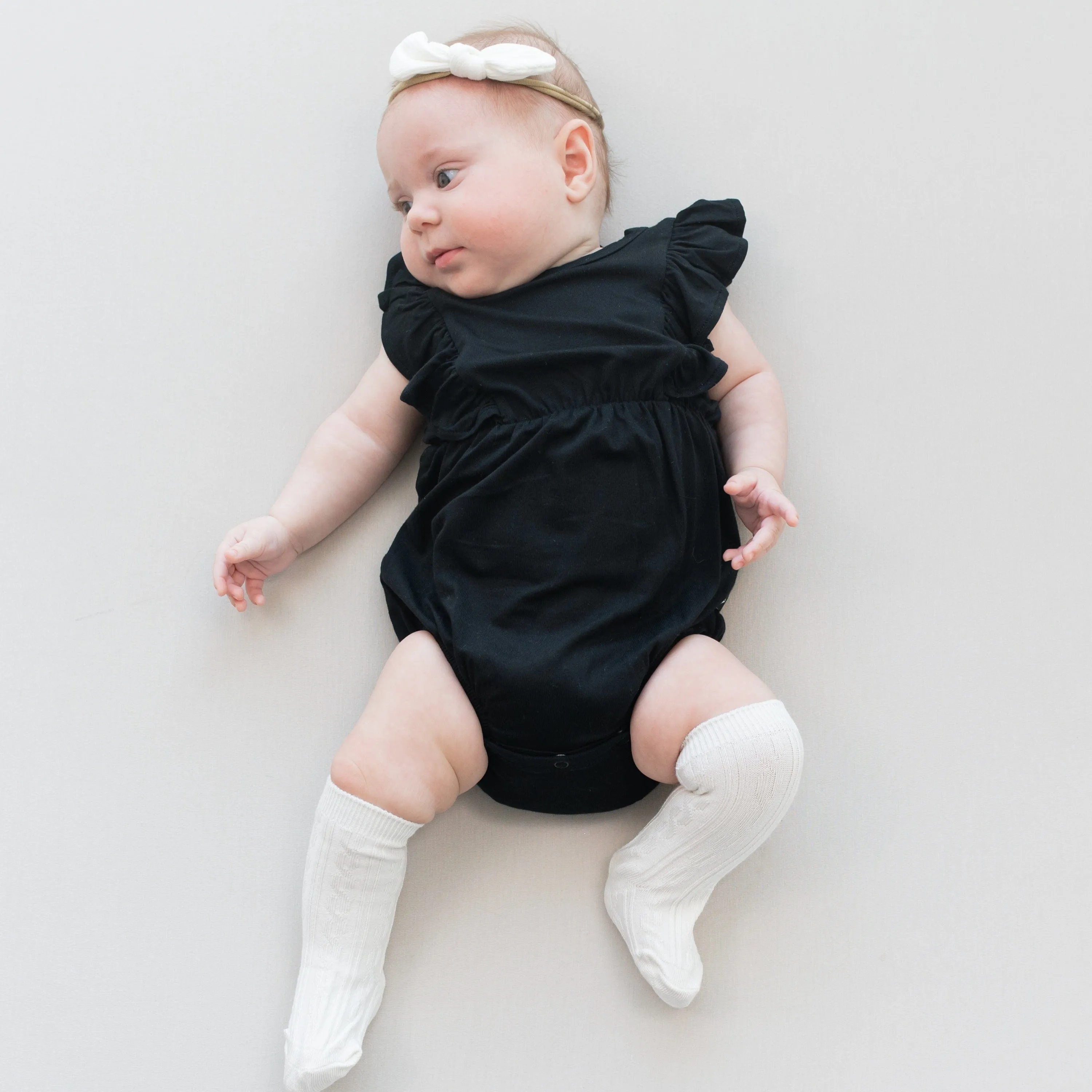 Knee High Socks in Oat