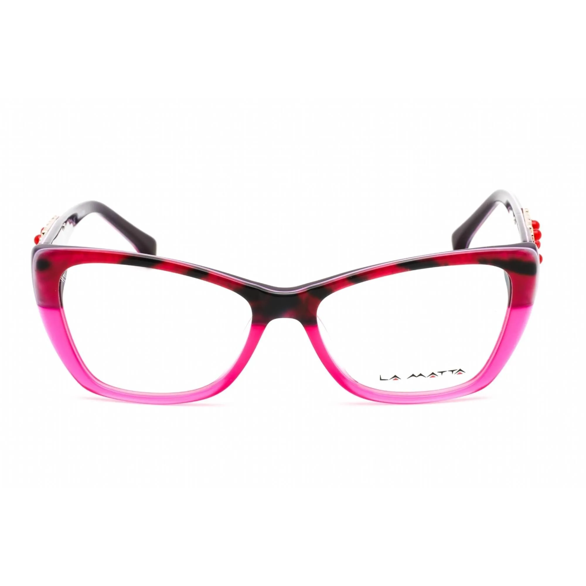 La Matta Men's Eyeglasses - Pink/Other Plastic Cat Eye Shape Frame | LMV3147 03-09