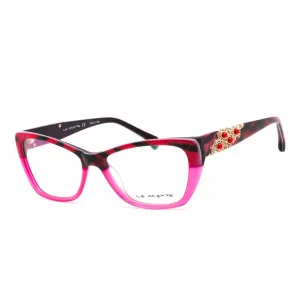 La Matta Men's Eyeglasses - Pink/Other Plastic Cat Eye Shape Frame | LMV3147 03-09