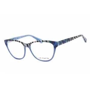 La Matta Women's Eyeglasses - Blue/Other Plastic Cat Eye Shape Frame | LMV3208 02-09