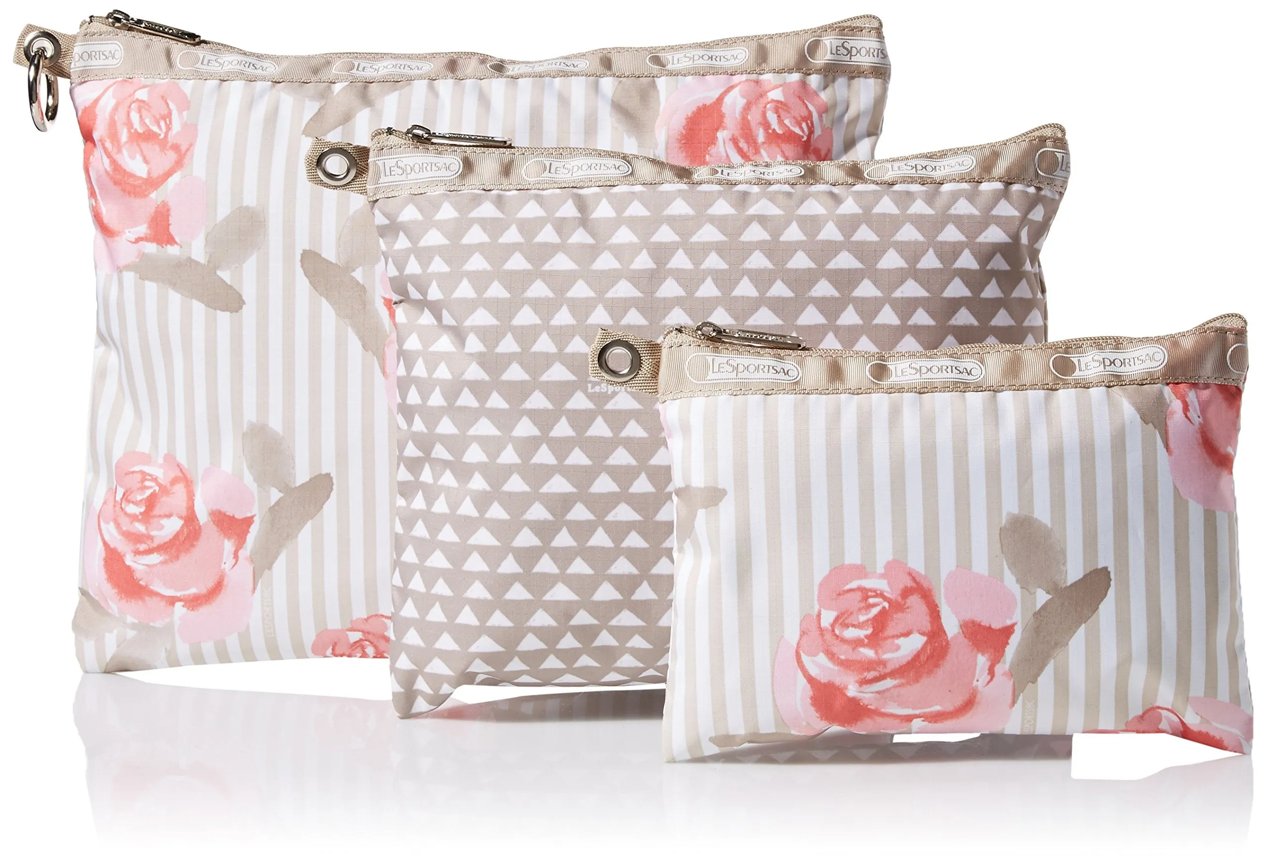 LeSportsac 3 Pack Of Pouches Cosmetic Case