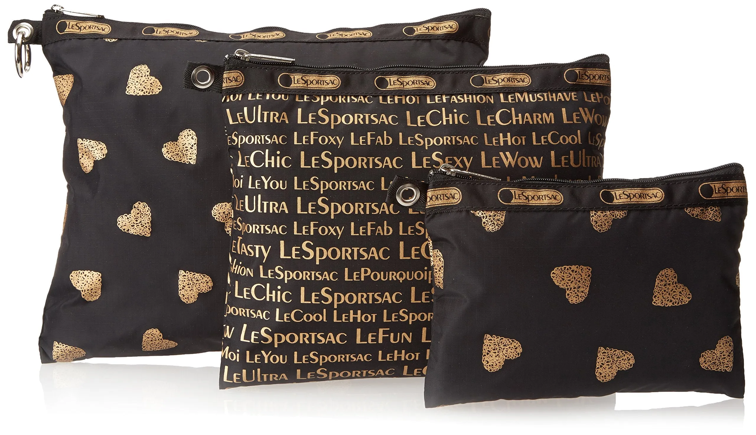 LeSportsac 3 Pack Of Pouches Cosmetic Case