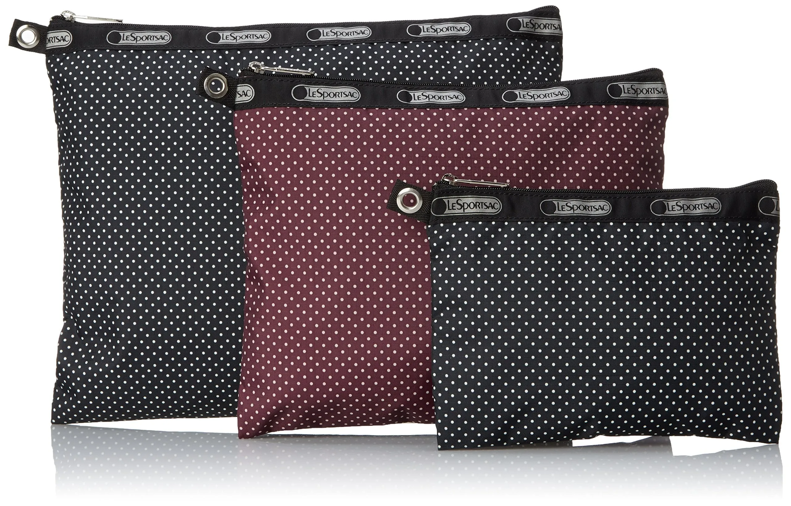 LeSportsac 3 Pack Of Pouches Cosmetic Case