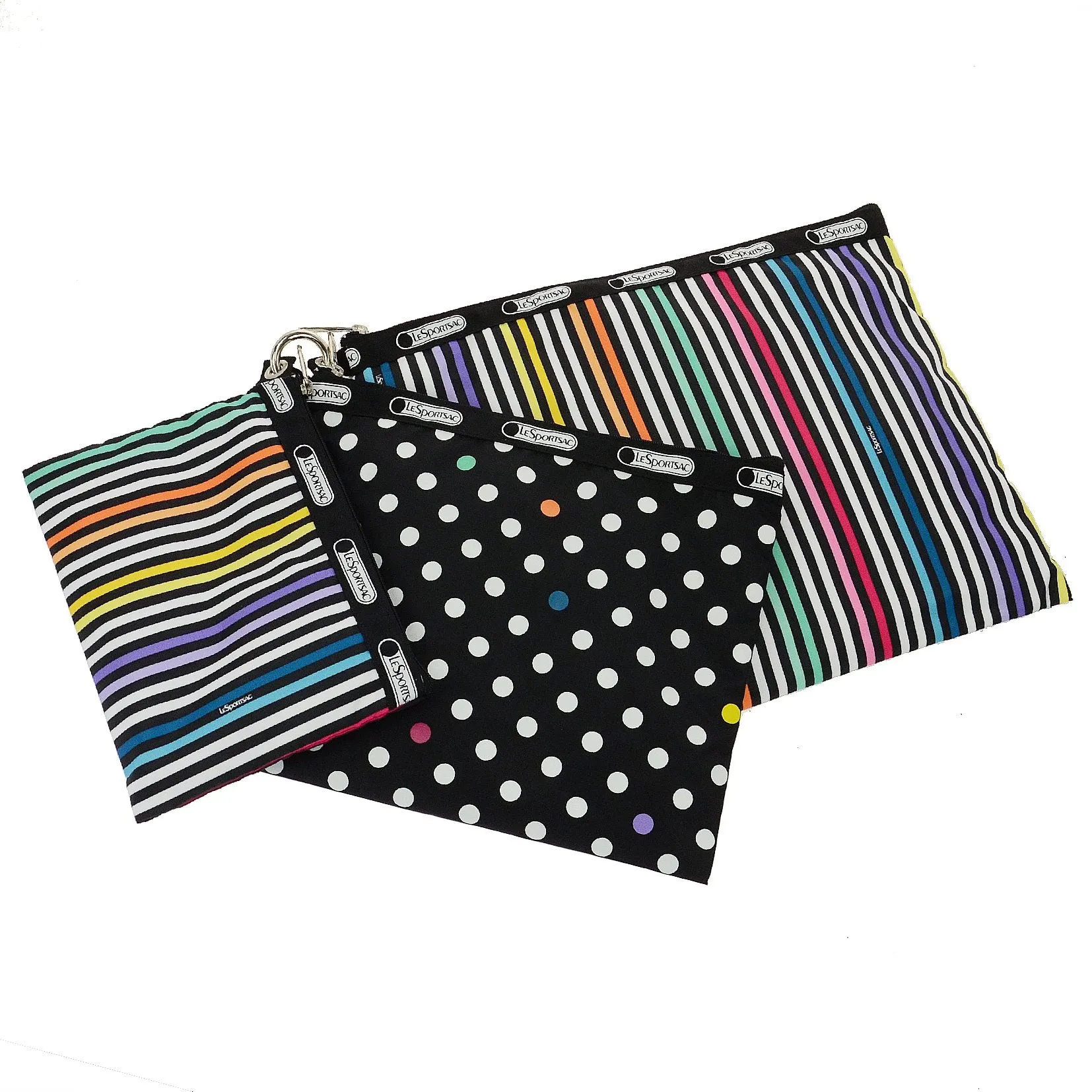 LeSportsac 3 Pack Of Pouches Cosmetic Case