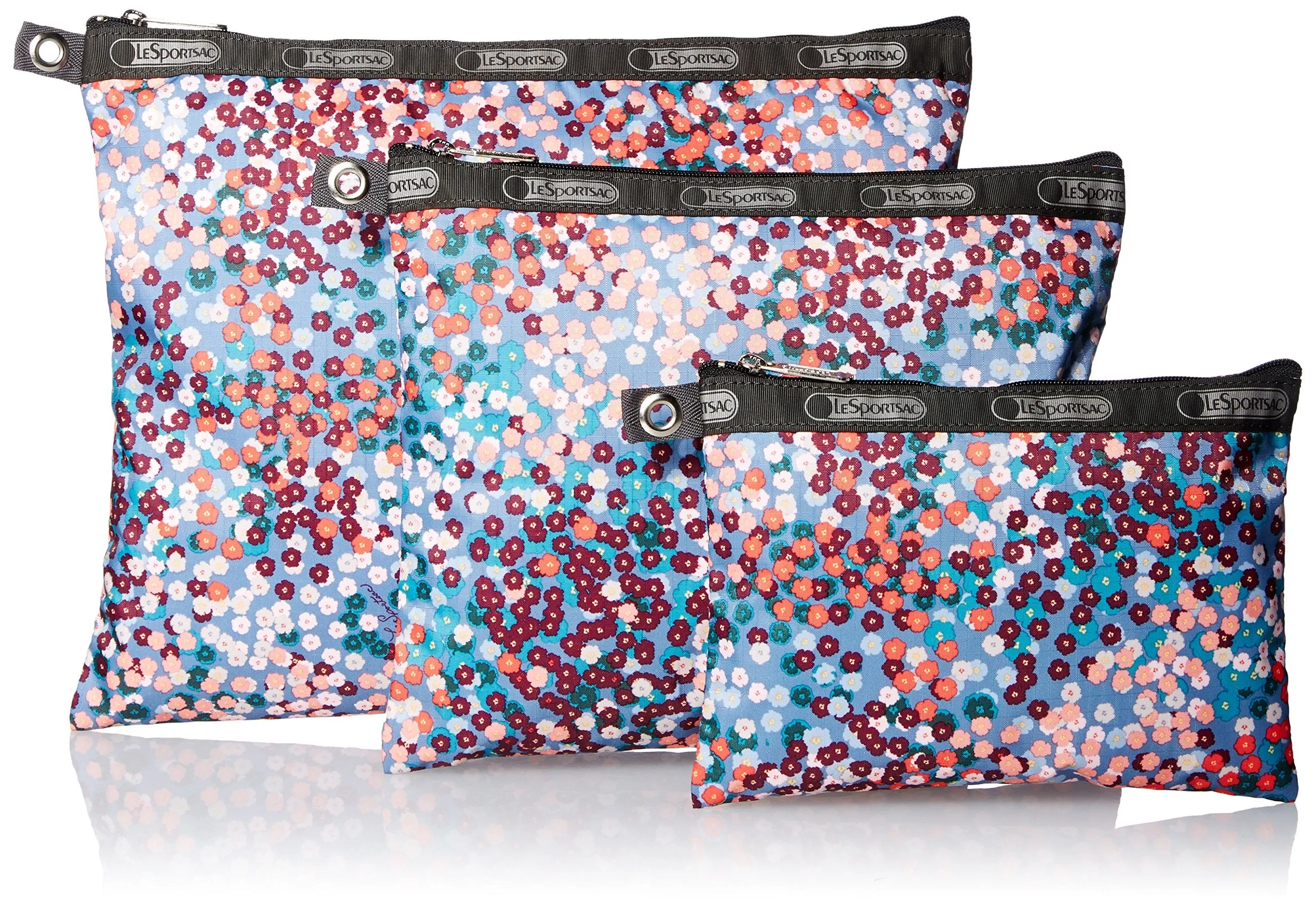 LeSportsac 3 Pack Of Pouches Cosmetic Case