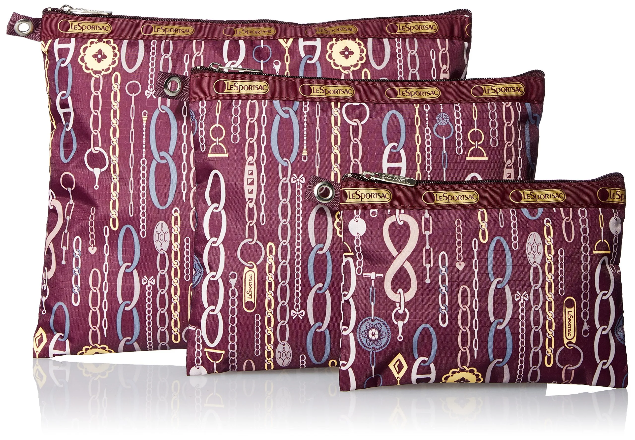 LeSportsac 3 Pack Of Pouches Cosmetic Case