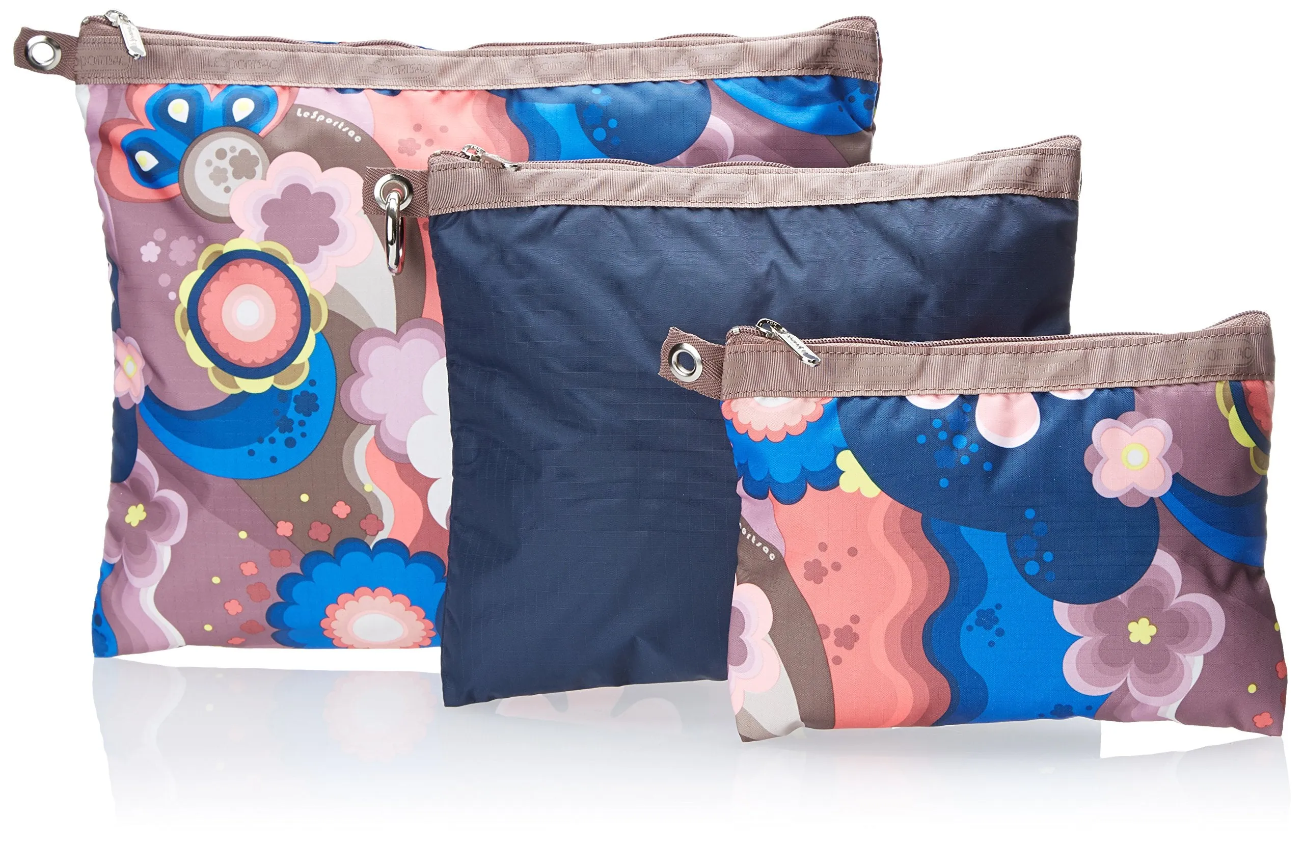 LeSportsac 3 Pack Of Pouches Cosmetic Case