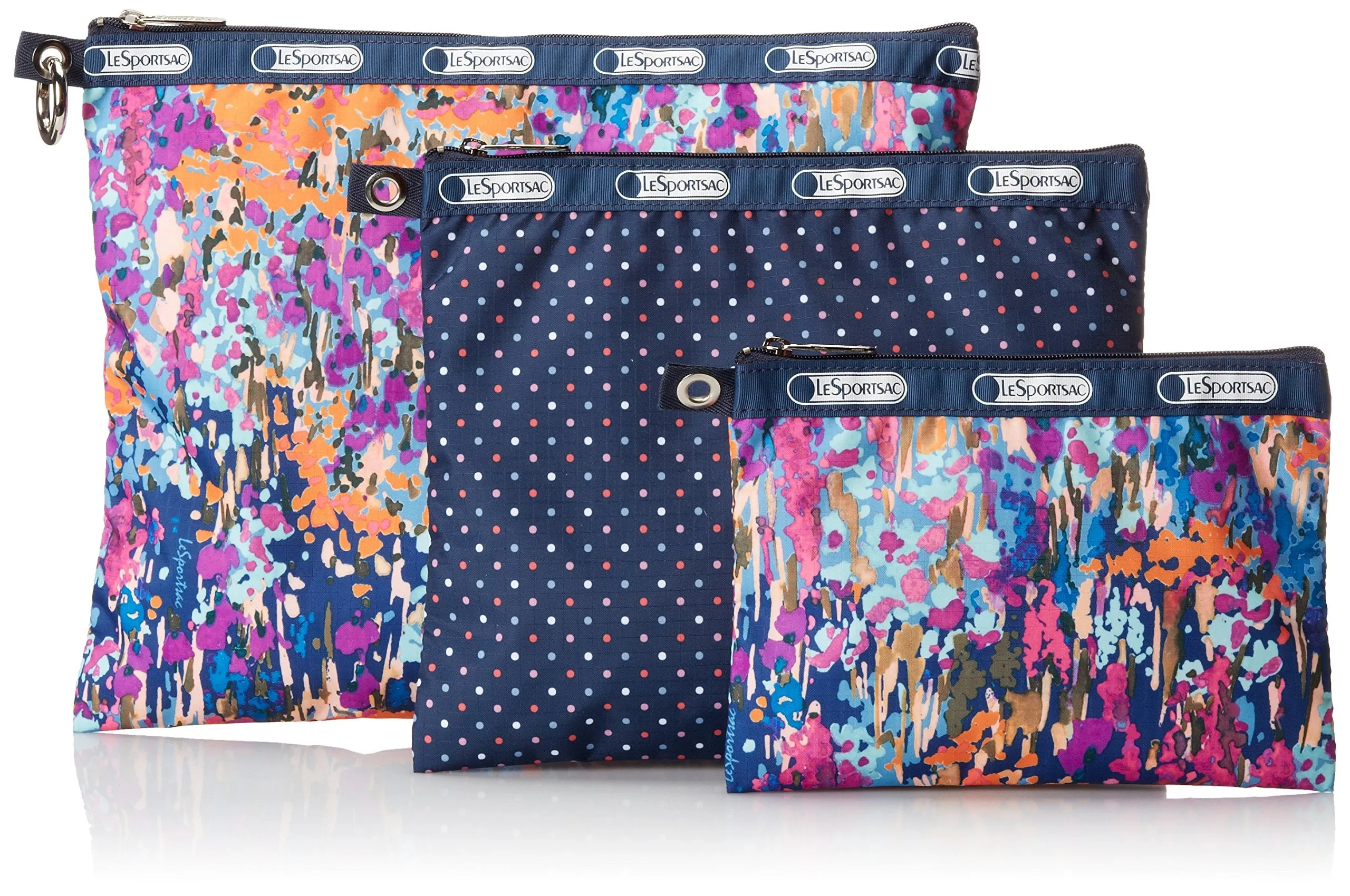 LeSportsac 3 Pack Of Pouches Cosmetic Case