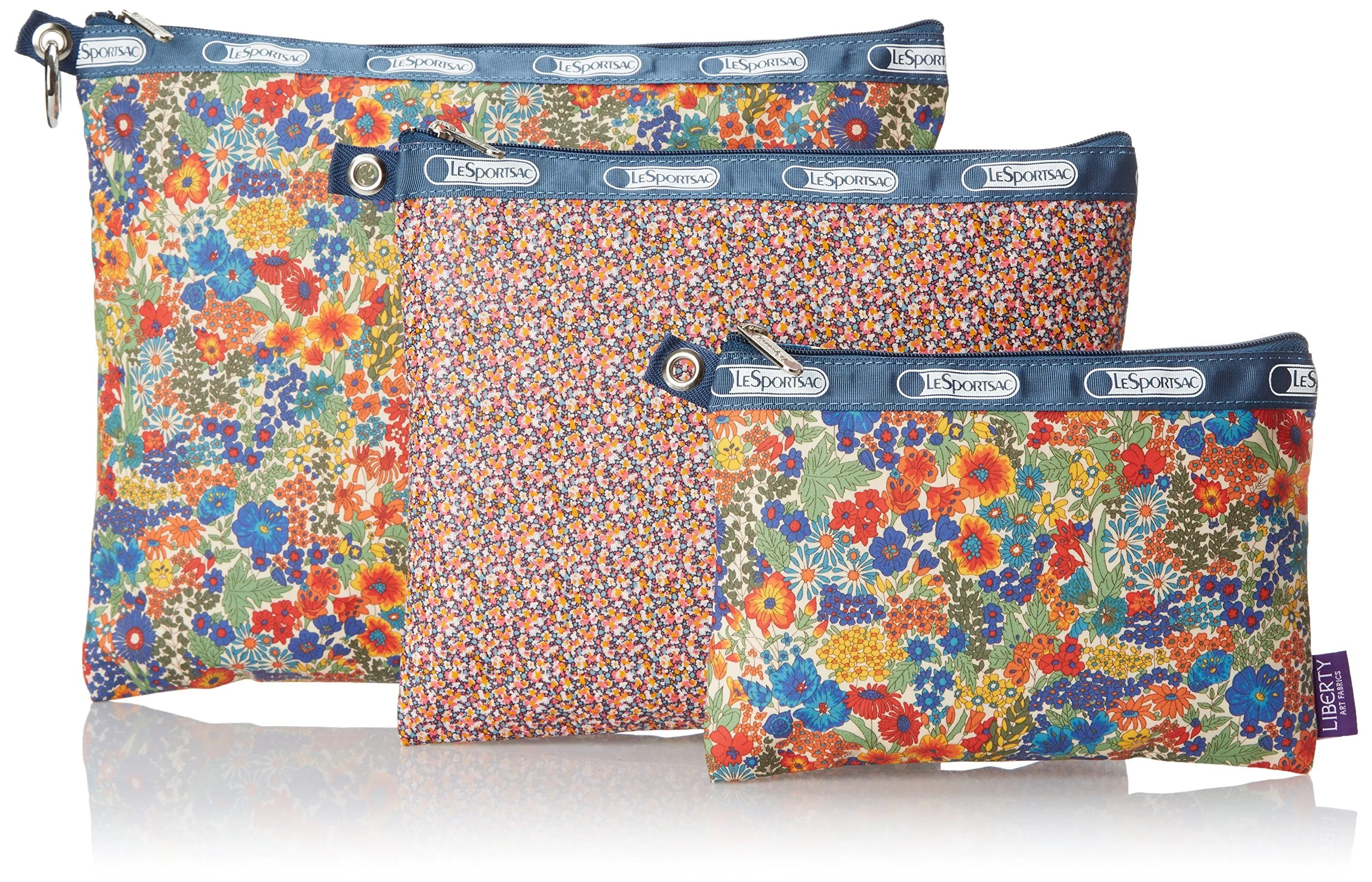LeSportsac 3 Pack Of Pouches Cosmetic Case