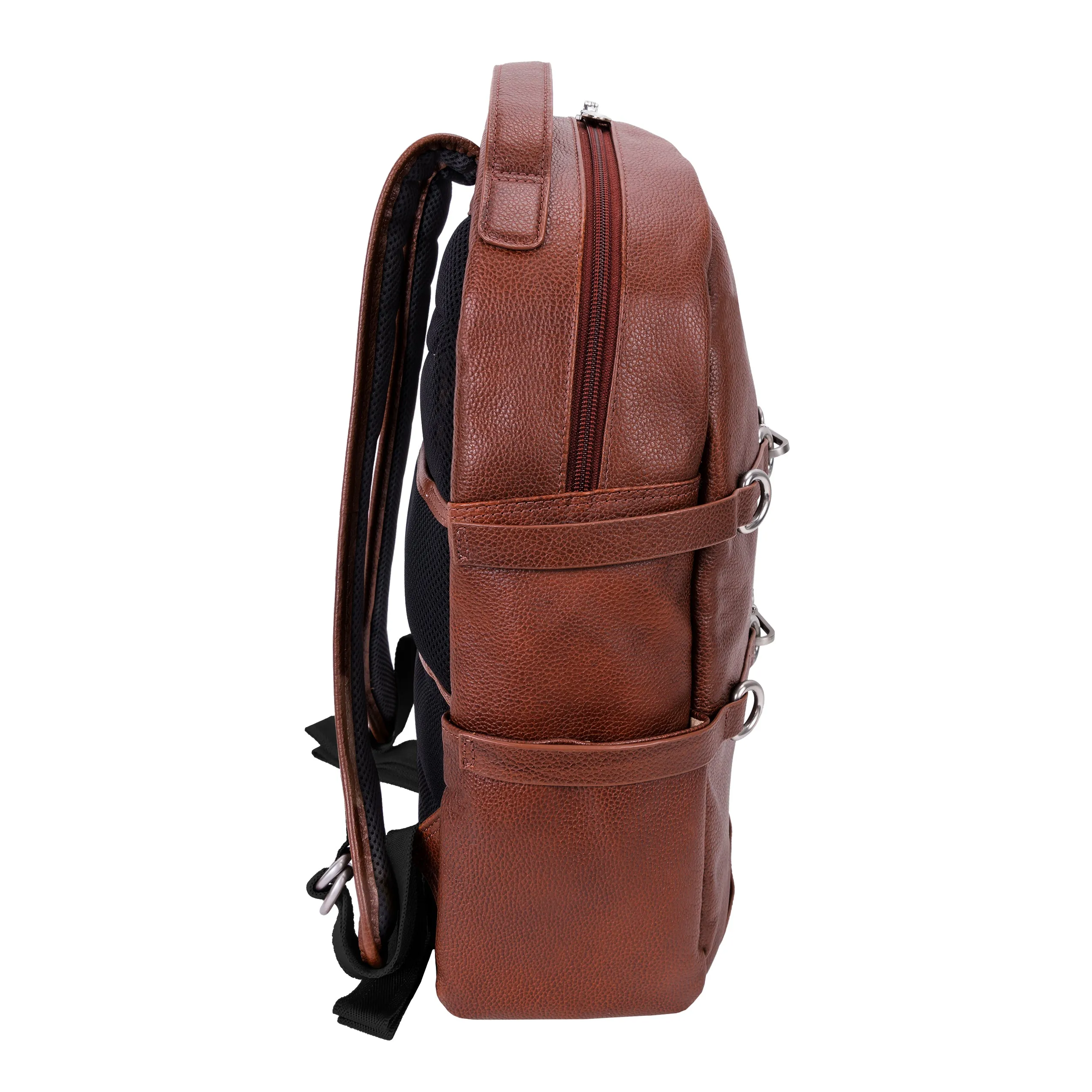 McKlein USA Oakland 15" Leather Business Casual Laptop & Tablet Backpack