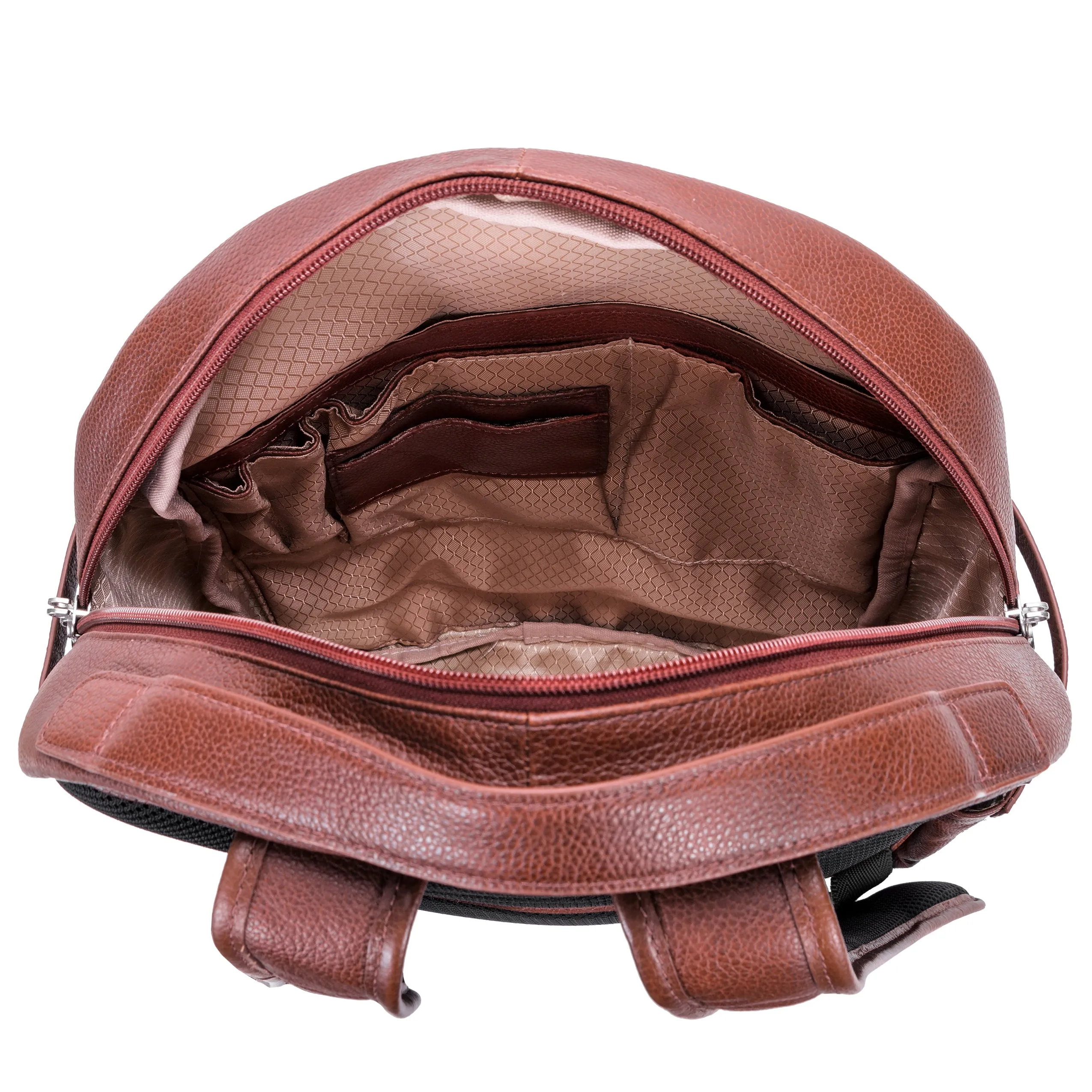 McKlein USA Oakland 15" Leather Business Casual Laptop & Tablet Backpack