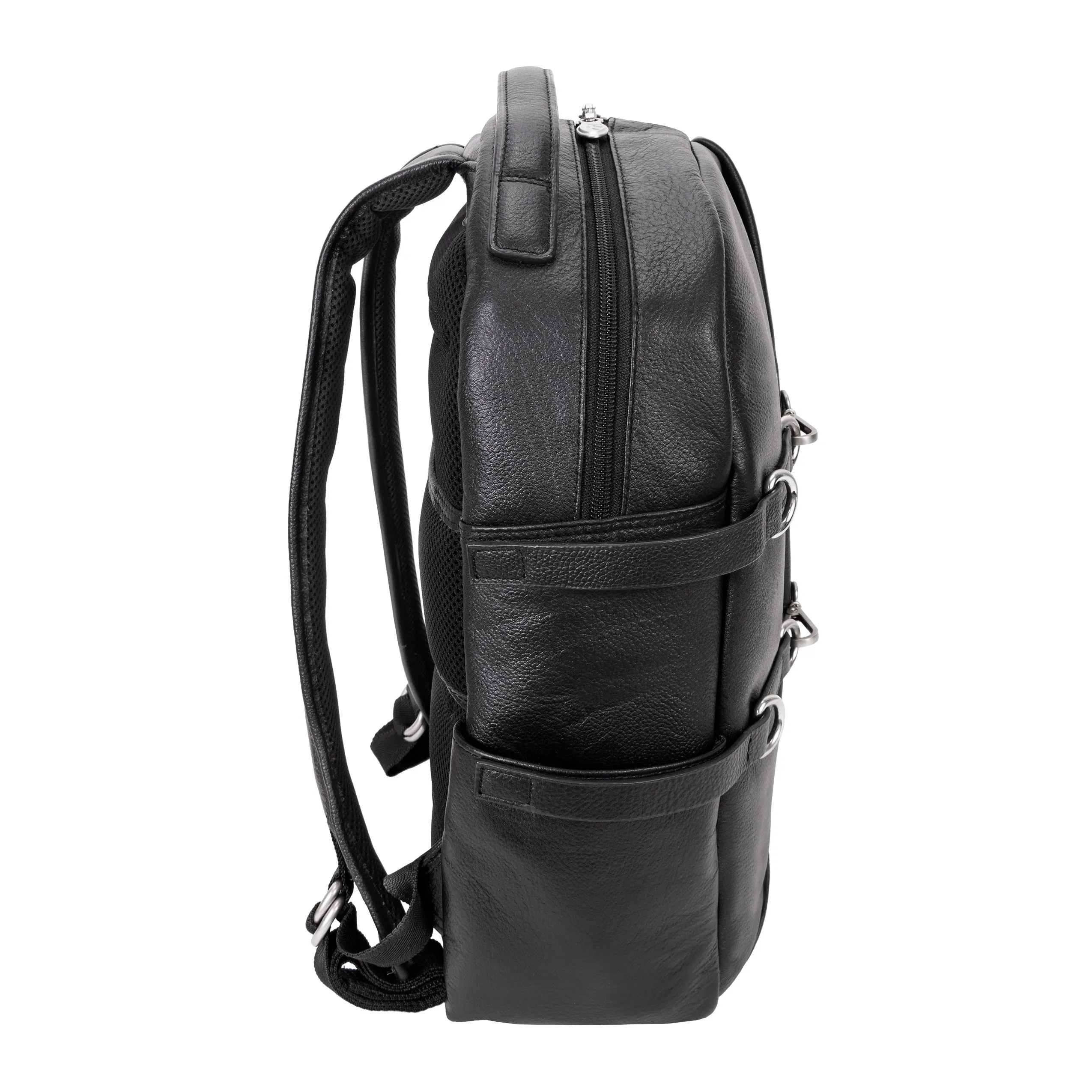 McKlein USA Oakland 15" Leather Business Casual Laptop & Tablet Backpack