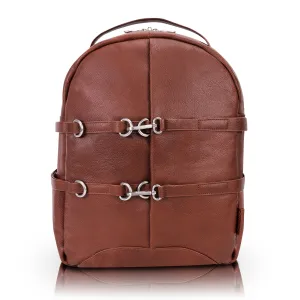 McKlein USA Oakland 15" Leather Business Casual Laptop & Tablet Backpack