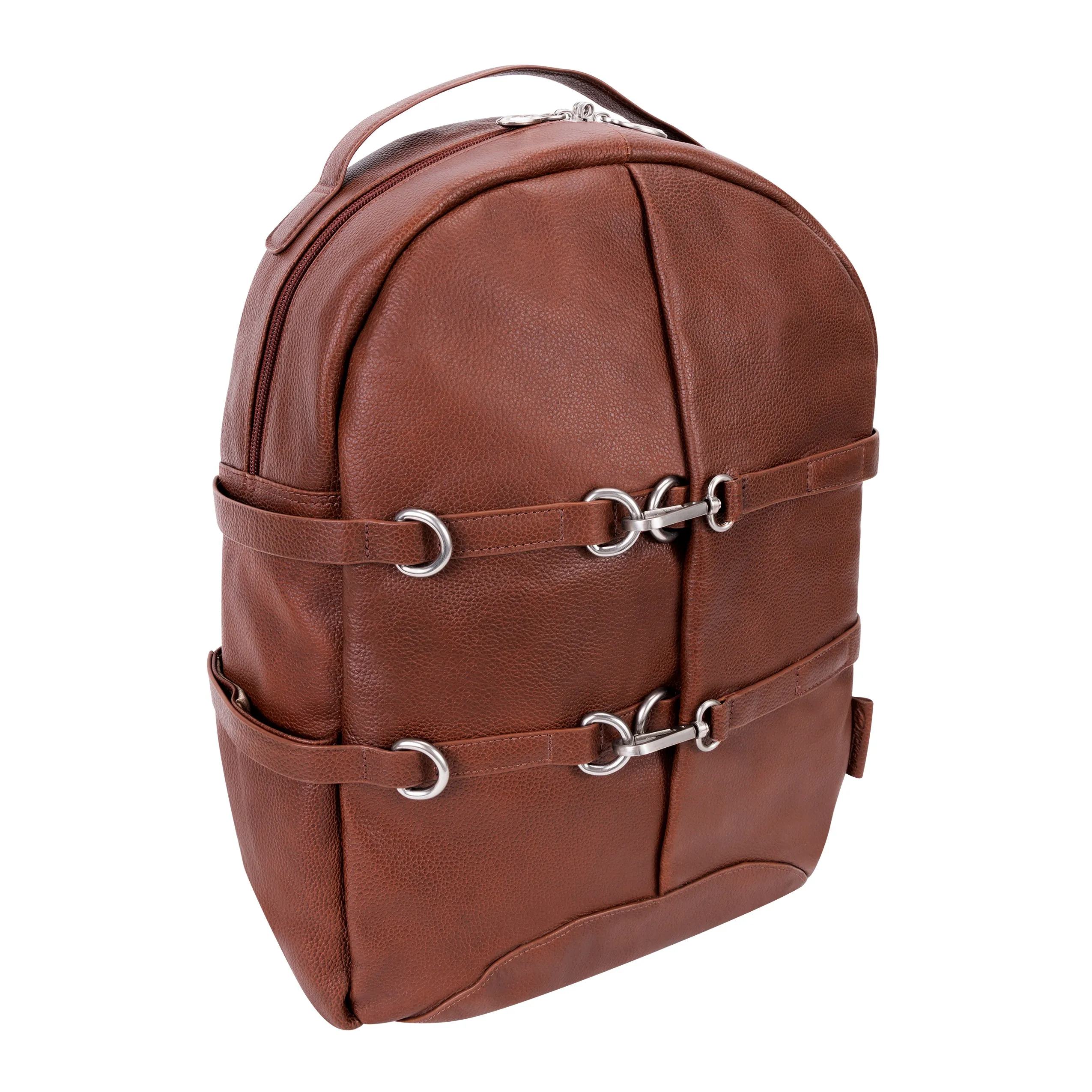 McKlein USA Oakland 15" Leather Business Casual Laptop & Tablet Backpack