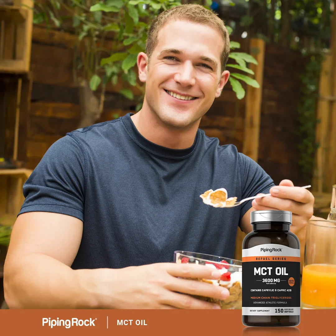 MCT Oil, 3600 mg (per serving), 150 Quick Release Softgels