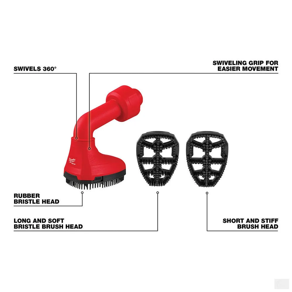 Milwaukee AIR-TIP Swiveling Palm Brush [49-90-2020]