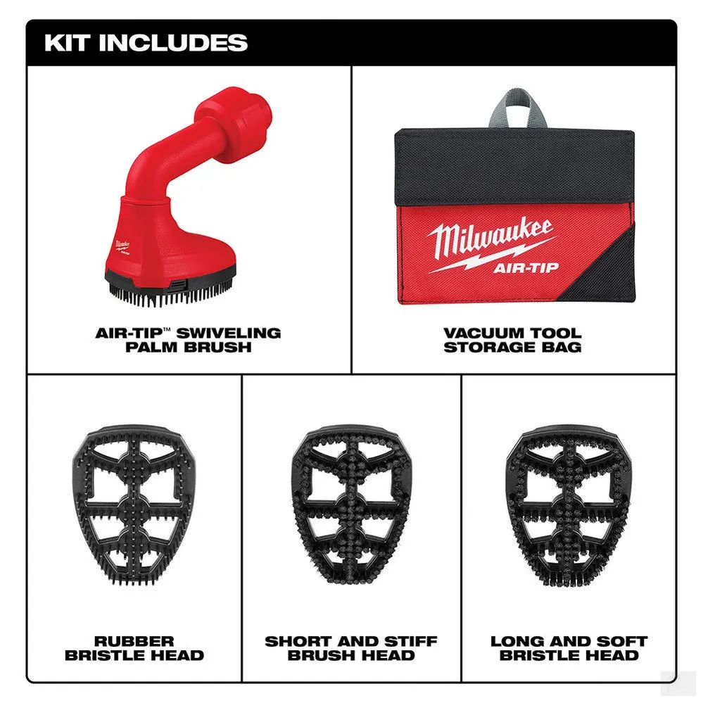 Milwaukee AIR-TIP Swiveling Palm Brush [49-90-2020]