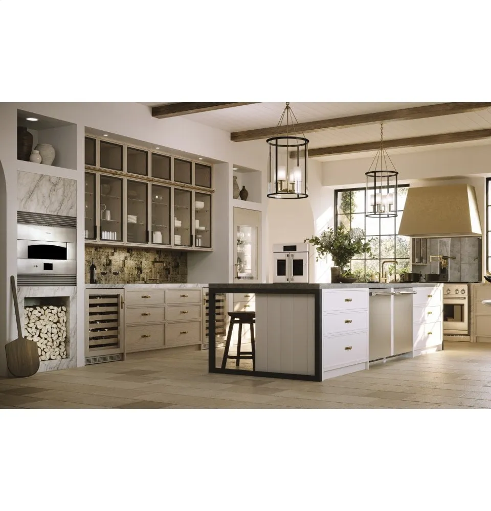 Monogram ZIK30GNNII Monogram 30" Integrated Glass-Door Refrigerator For Single Or Dual Installation
