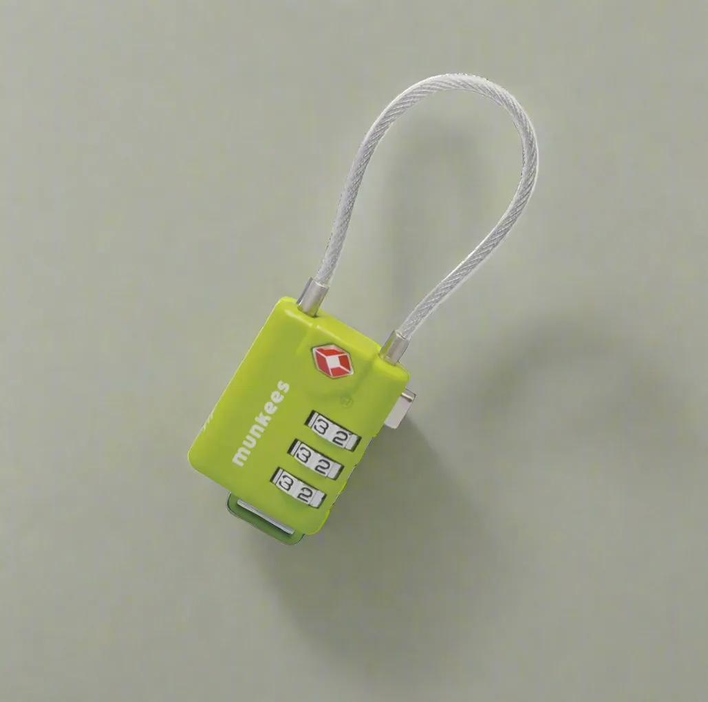 Munkees TSA Accepted Cable Lock