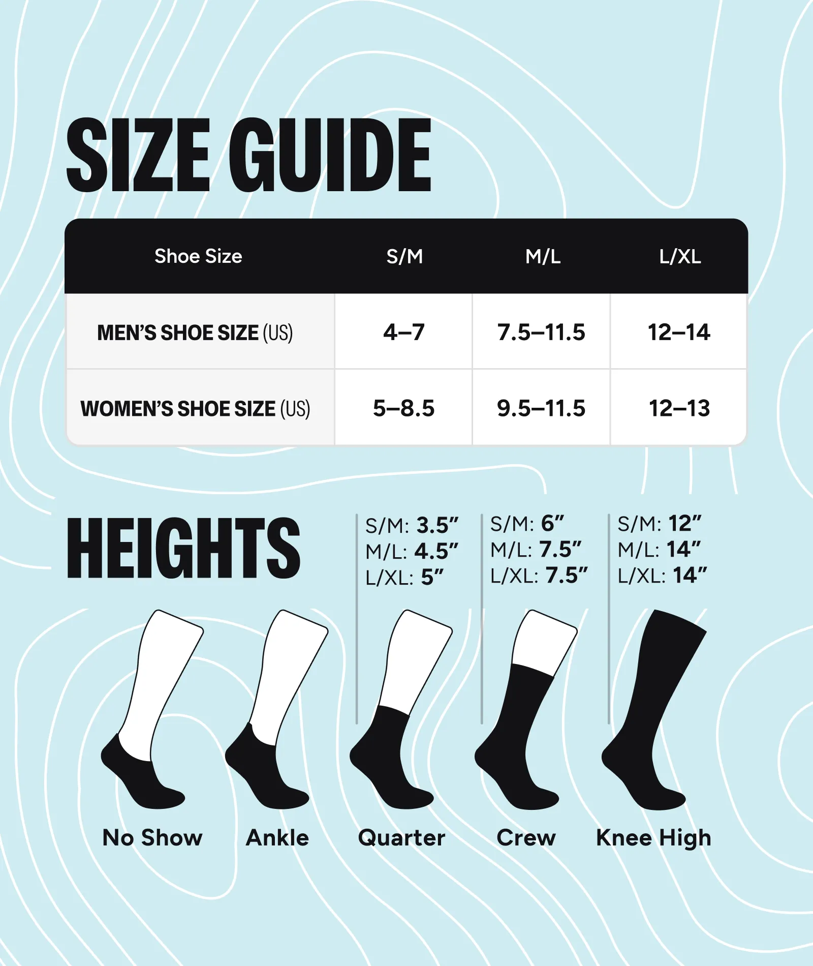 Nature Trip Knee High Compression Socks