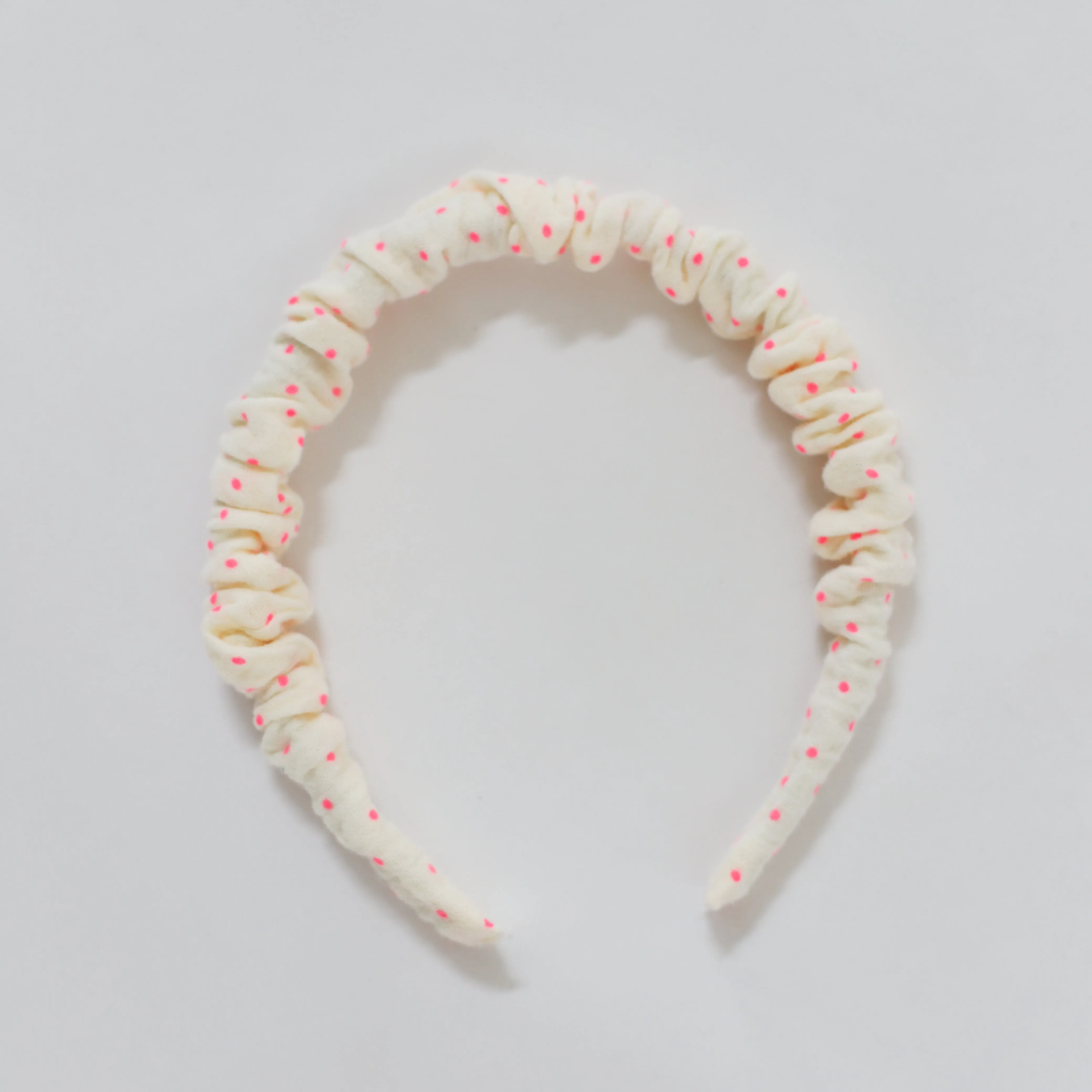 Neon Polkadots Collection - Ruched Headband