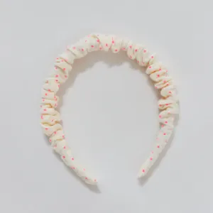 Neon Polkadots Collection - Ruched Headband