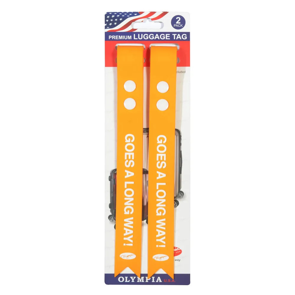 Olympia  2-Piece Luggage Long Tag Set