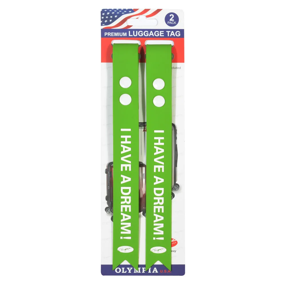 Olympia  2-Piece Luggage Long Tag Set