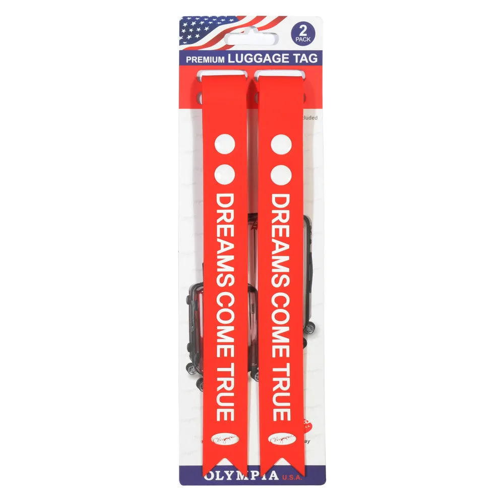 Olympia  2-Piece Luggage Long Tag Set