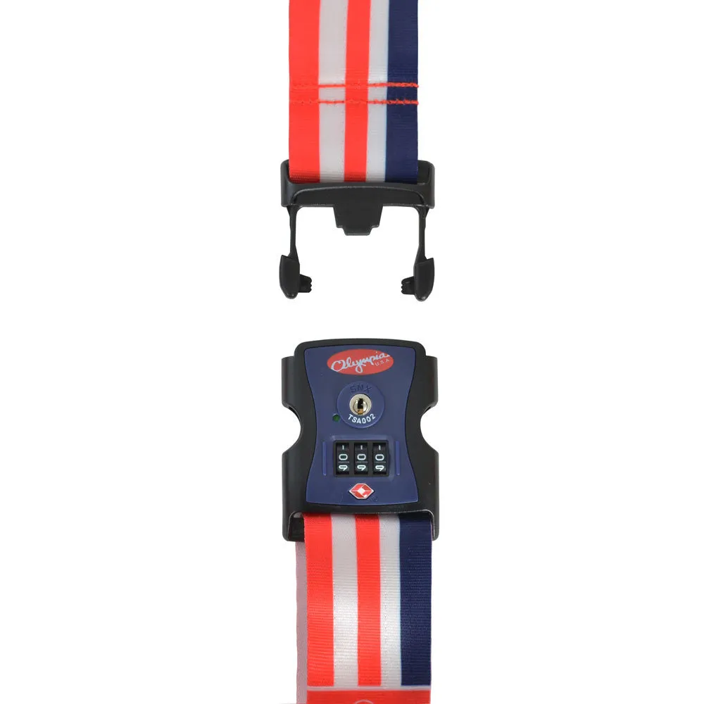 Olympia TSA 3-Dial Adjustable Luggage Strap