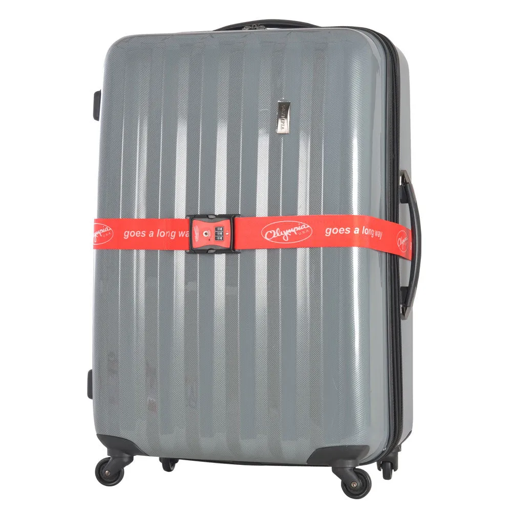 Olympia TSA 3-Dial Adjustable Luggage Strap