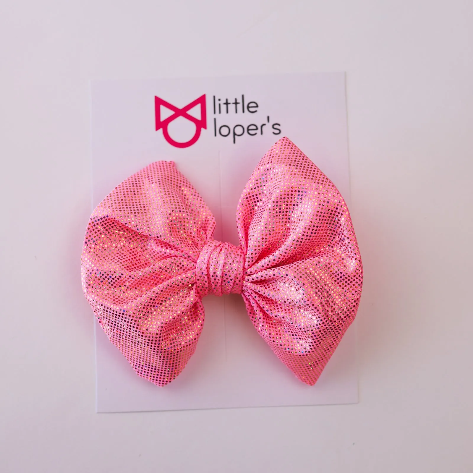 Pink Spring Shimmer Bow